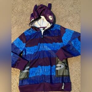 Boys Fortnite sz medium zip up hoodie sweatshirt jacket